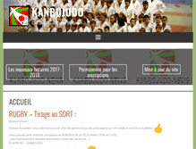 Tablet Screenshot of cambojudo.com